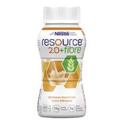 Abbildung: Resource 2.0 + fibre Aprikose 4X200 ml, Flüssigkeit PZN 01743884