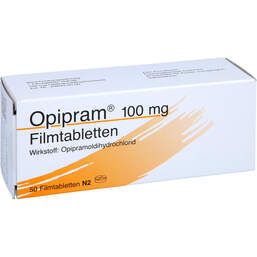 Abbildung: Opipram 100 mg Filmtabletten 50 St, Filmtabletten PZN 01746397