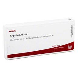 Abbildung: Argentum / Quarz Ampullen 10X1 ml, Ampullen PZN 01750654