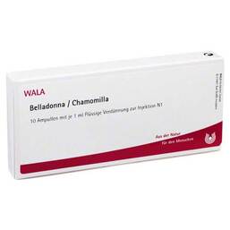 Abbildung: Belladonna Chamomilla Ampullen Ampullen, 10X1 ml PZN 01750861