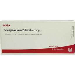 Abbildung: Spongia Aurum Pulsatilla comp. Ampullen Ampullen, 10X1 ml PZN 01752222