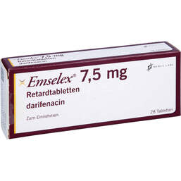 Abbildung: Emselex 7,5 mg Retardtablett 28 St, Retard-Tabletten PZN 01754876