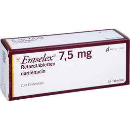 Abbildung: Emselex 7,5 mg Retardtablett 98 St, Retard-Tabletten PZN 01754913