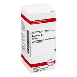 Abbildung: DHU Aesculus D 3 Tabletten Tabletten, 80 St PZN 01755367