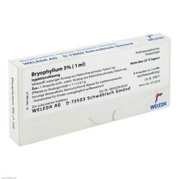 Abbildung: Bryophyllum 5% 1 ml Injektionslösung Injektionslösung, 8X1 ml PZN 01755829