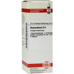 Abbildung: Anacardium D 6 Dilution Dilution, 20 ml PZN 01756705
