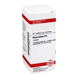 Abbildung: DHU Anacardium D 6 Tabletten 80 St, Tabletten PZN 01756786