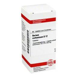 Abbildung: DHU Barium carbonicum D 12 Tabletten Tabletten, 80 St PZN 01759916