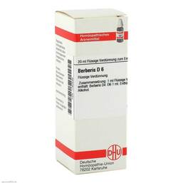 Abbildung: Berberis D 6 Dilution Dilution, 20 ml PZN 01760598