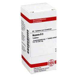 Abbildung: Bryonia D 3 Tabletten Tabletten, 80 St PZN 01761310