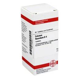 Abbildung: Calcium fluoratum D 4 Tabletten Tabletten, 80 St PZN 01762321