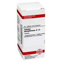 Abbildung: Calcium phosphoricum D 12 Tabletten Tabletten, 80 St PZN 01762893