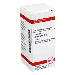 Abbildung: Calcium sulfuricum D 4 Tabletten Tabletten, 80 St PZN 01763071