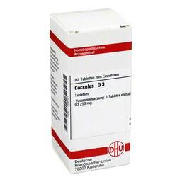 Abbildung: Cocculus D 3 Tabletten Tabletten, 80 St PZN 01766721