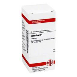 Abbildung: DHU Cocculus D 4 Tabletten Tabletten, 80 St PZN 01766738