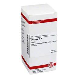 Abbildung: DHU Cocculus D 4 Tabletten Tabletten, 200 St PZN 01766750