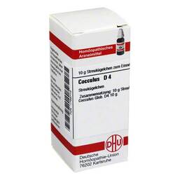 Abbildung: DHU Cocculus D 4 Globuli Globuli, 10 g PZN 01766773