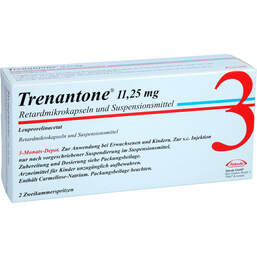 Abbildung: Trenantone Zweikammerspritze Fertigspritzen 2 St, Retardmikrokapseln und Suspensionsmittel PZN 01772526
