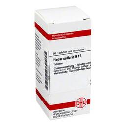 Abbildung: DHU Hepar sulfuris D 12 Tabletten Tabletten, 80 St PZN 01773069