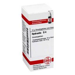 Abbildung: DHU Hydrastis D 4 Globuli Globuli, 10 g PZN 01773299
