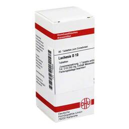 Abbildung: DHU Lachesis D 10 Tabletten Tabletten, 80 St PZN 01776263