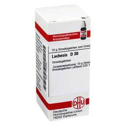 Abbildung: DHU Lachesis D 30 Globuli Globuli, 10 g PZN 01776292