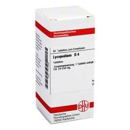 Abbildung: DHU Lycopodium D 4 Tabletten 80 St, Tabletten PZN 01777469