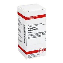 Abbildung: DHU Magnesium sulfuricum D 6 Tabletten 80 St, Tabletten PZN 01778084
