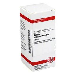 Abbildung: DHU Natrium phosphoricum D 4 Tabletten Tabletten, 80 St PZN 01780307