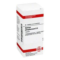 Abbildung: Natrium phosphoricum D 6 Tabletten Tabletten, 80 St PZN 01780313