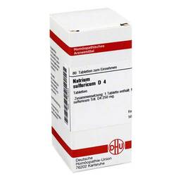 Abbildung: DHU Natrium sulfuricum D 4 Tabletten Tabletten, 80 St PZN 01780454