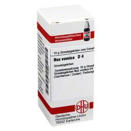 Abbildung: DHU Nux vomica D 4 Globuli Globuli, 10 g PZN 01780833
