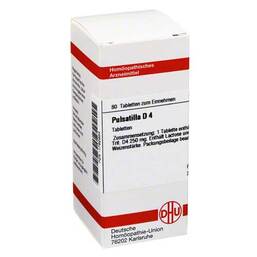 Abbildung: DHU Pulsatilla D 4 Tabletten Tabletten, 80 St PZN 01782884