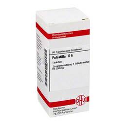 Abbildung: DHU Pulsatilla D 6 Tabletten Tabletten, 80 St PZN 01782890