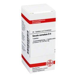 Abbildung: DHU Secale cornutum D 4 Tabletten Tabletten, 80 St PZN 01784883