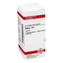 Abbildung: Silicea D 3 Tabletten Tabletten, 80 St PZN 01785581