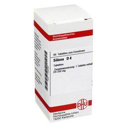 Abbildung: Silicea D 4 Tabletten Tabletten, 80 St PZN 01785598