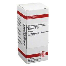 Abbildung: DHU Silicea D 12 Tabletten Tabletten, 80 St PZN 01785629