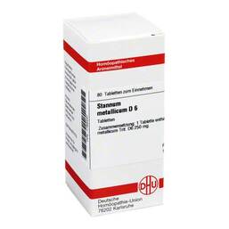 Abbildung: Stannum metallicum D 6 Tabletten Tabletten, 80 St PZN 01786497
