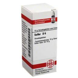 Abbildung: DHU Sulfur D 6 Globuli Globuli, 10 g PZN 01787284