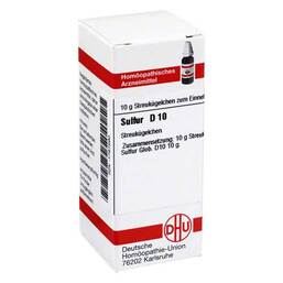 Abbildung: Sulfur D 10 Globuli Globuli, 10 g PZN 01787290