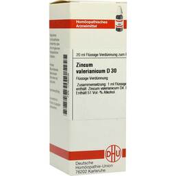 Abbildung: Zincum valerianicum D 30 Dilution Dilution, 20 ml PZN 01789308