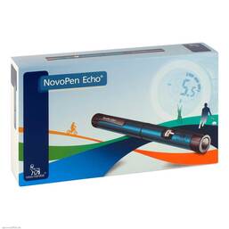 Abbildung: Novopen Echo Injektionsgerät blau 1 St PZN 01795450