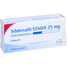 Abbildung: Sildenafil STADA 25 mg Filmtabletten 12 St, Filmtabletten PZN 01795958