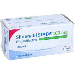 Abbildung: Sildenafil STADA 100 mg Filmtabletten 12 St, Filmtabletten PZN 01795993