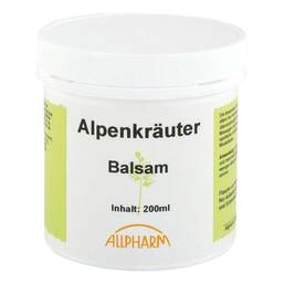 Abbildung: Alpenkräuter Balsam 200 ml, Balsam PZN 01800441