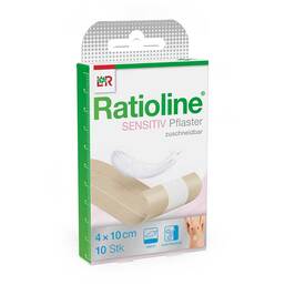 Abbildung: Ratioline sensitive Wundschnellverband 4 cm x 1 m Pflaster, 1 St PZN 01805154