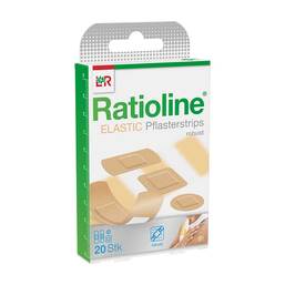 Abbildung: Ratioline elastic Pflasterstrips in 4 Größen Pflaster, 20 St PZN 01805332
