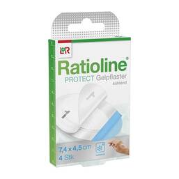 Abbildung: Ratioline protect Gelpflaster groß Pflaster, 4 St PZN 01805390