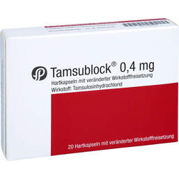 Abbildung: Tamsublock 0,4 mg Hartkapseln mit veränderter Wirkstofffreisetzung 20 St, Hartkapseln mit veränderter Wirkstofffreisetzung PZN 01807880